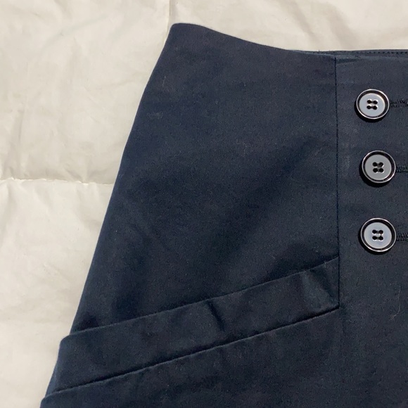 Navy cotton skirt - Picture 4 of 8